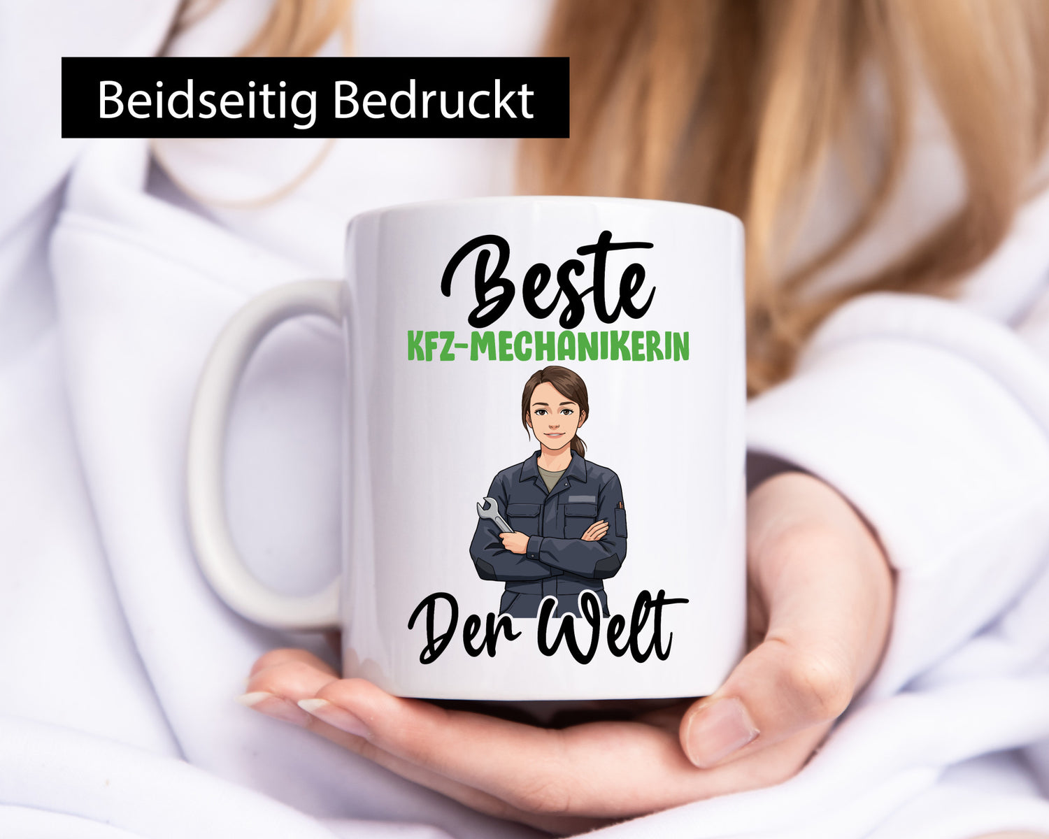 Beste KFZ-Mechanikerin | Mechaniker KFZ v2 Humor Geschenkidee Tasse