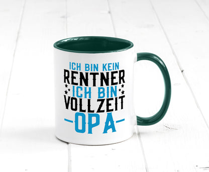 Rentner | Vollzeit Opa Pension Ruhestand Großvater lustiger Spruch Geschenk