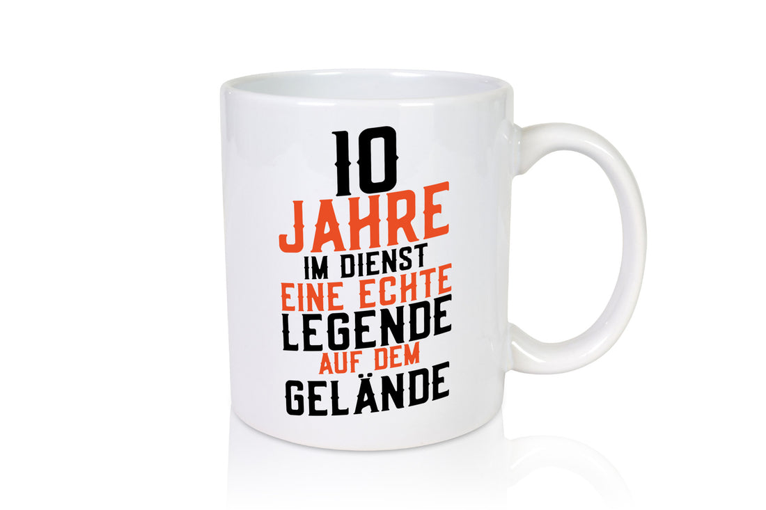10 Jahre im Dienst | Legende Jubiläum Kollege Arbeit Geschenk Kollegen Büro