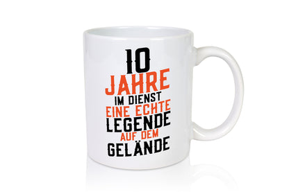 10 Jahre im Dienst | Legende Jubiläum Kollege Arbeit Geschenk Kollegen Büro