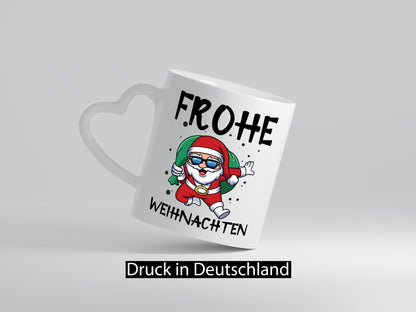 Frohe Weihnachten | Rock n roll Humor Geschenkidee Tasse