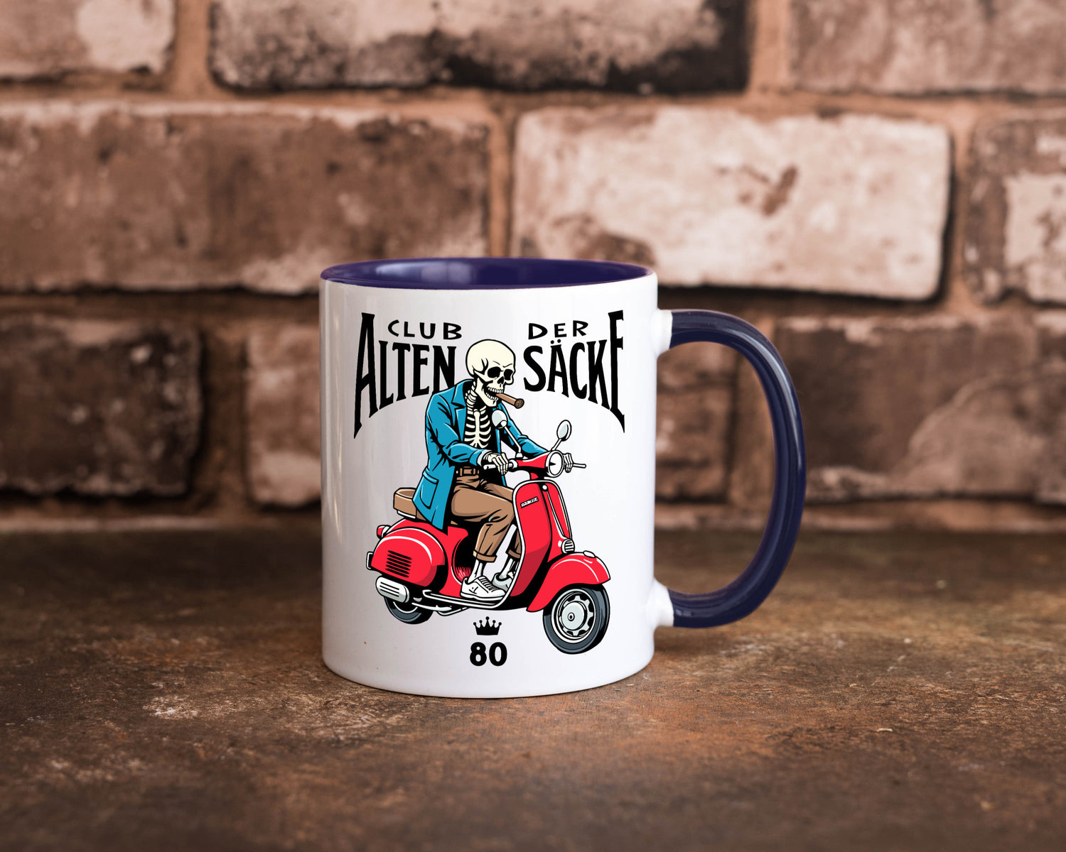 80. Geburtstag | 80 Jahre Club der alten Säcke v2 Humor Geschenkidee Tasse