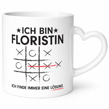 Lösung finden: Floristin | Blumen Verkäuferin v2 lustiger Spruch Geschenk Humor