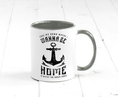 Bring mich da hin, wo ich sein will - Anker werfen lustiger Spruch Geschenk