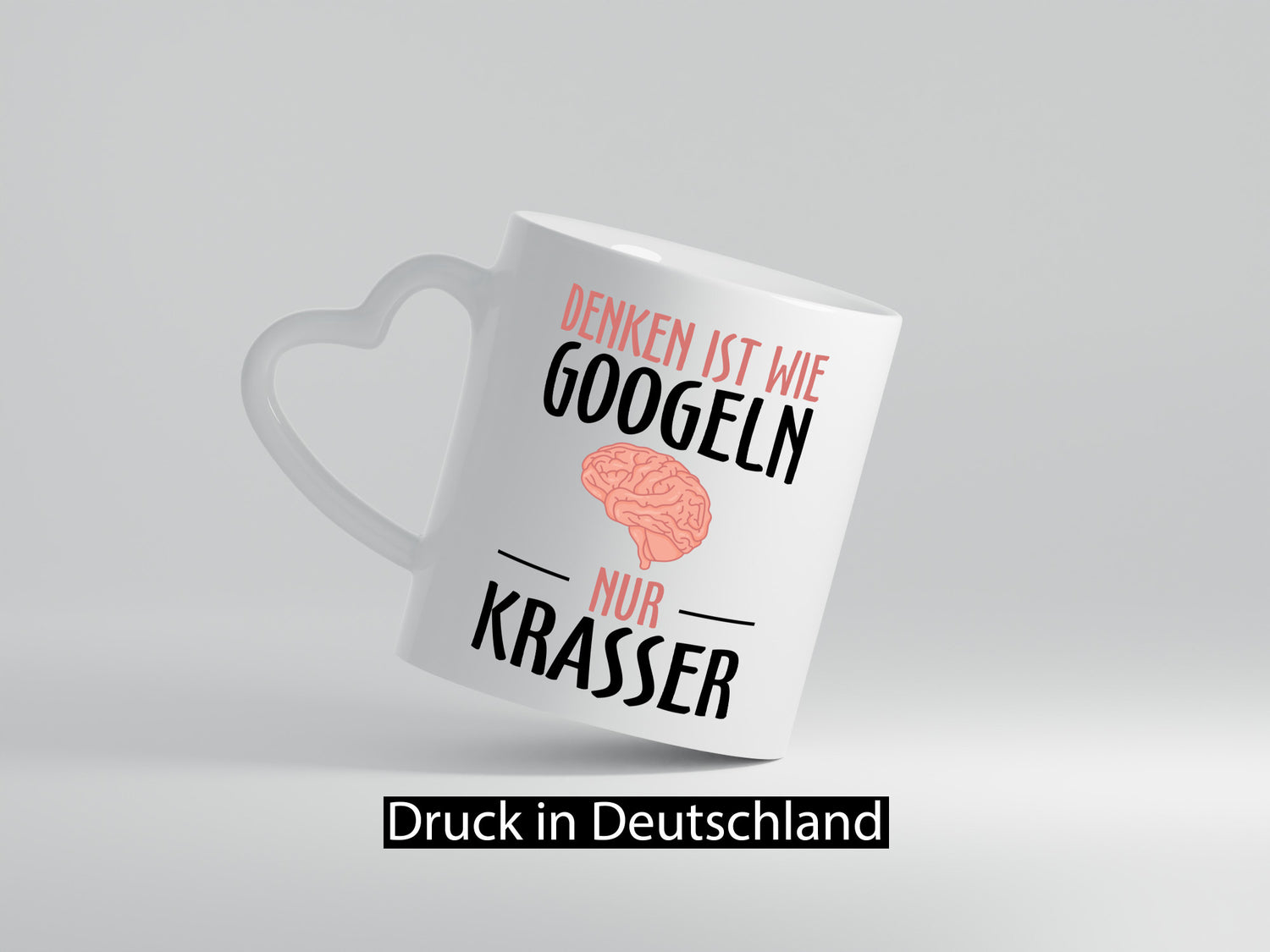 Denken ist wie Googeln | Krass lustiger Spruch Gehirn lustig Humor Geschenkidee