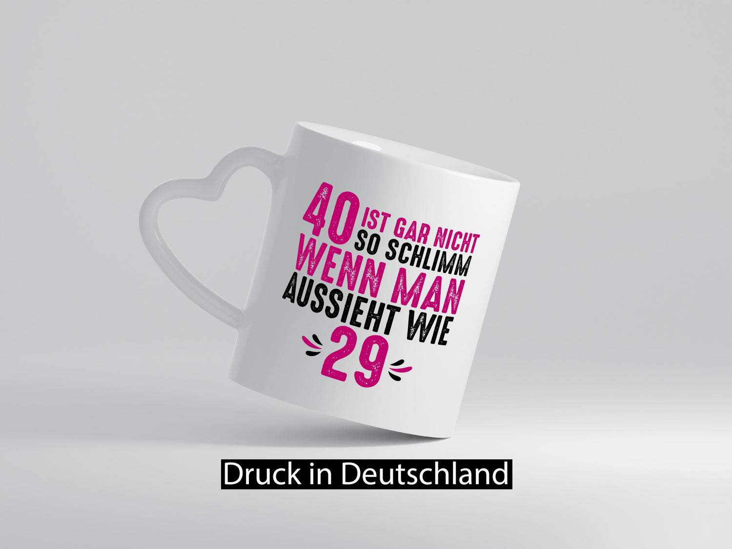 40. Geburtstag | aussehen wie 29 Jung halten Geschenk Geschenkidee lustiger