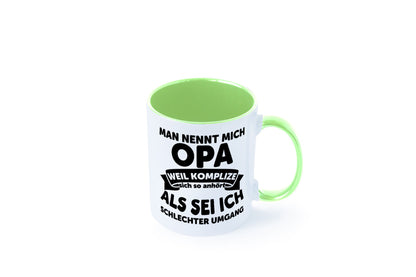 Nenn mich Opa, Komplize schlechter Umgang | Opa Witz Geschenk Familie