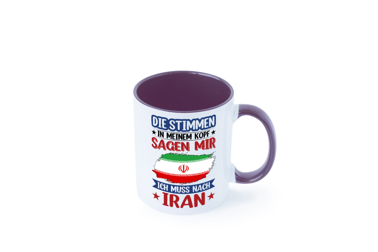Iran | Urlaub Stimmen in meinem Kopf Traumland Humor Geschenkidee Tasse