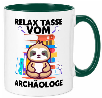 Relax Tasse: Archäologe | Archäologie Forscher lustig Humor Geschenkidee