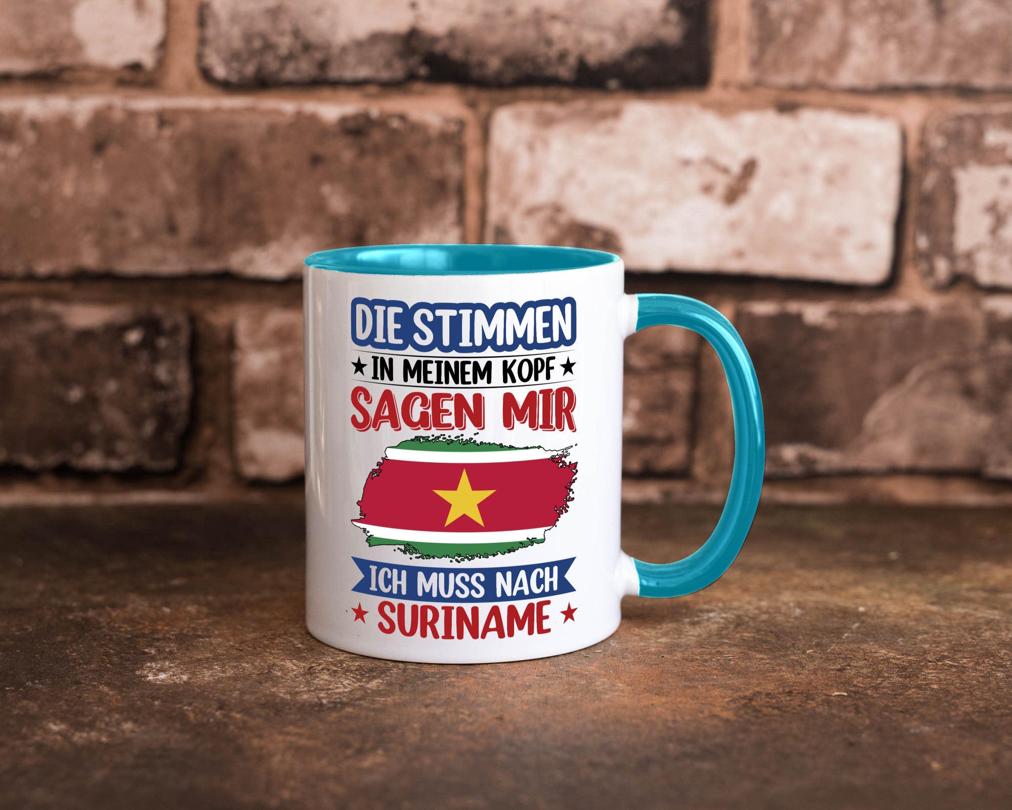 Suriname | Urlaub Stimmen in meinem Kopf Traumland v2 Geschenk Humor