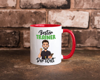 Bester Trainer | Verein Sport v2 Humor Geschenkidee Tasse