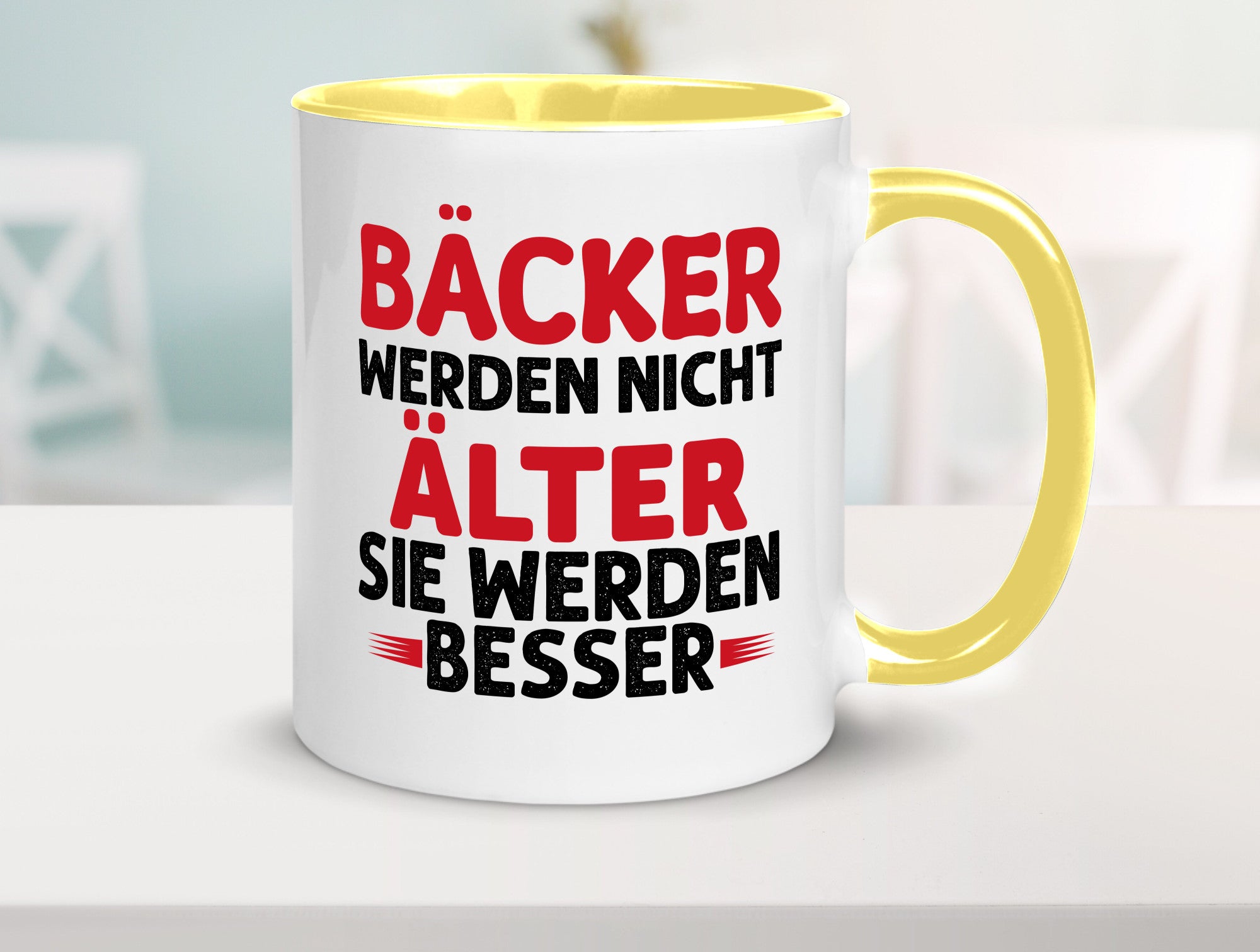 Bäcker werden nicht älter Sie besser lustig Humor Geschenkidee Geschenk Tasse