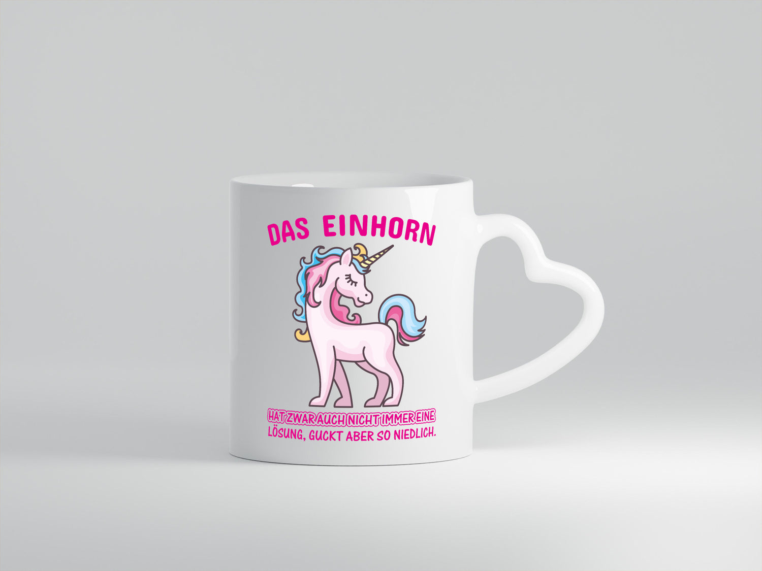 Niedliches Einhorn | lustige Tasse Frauen Mädchen lustiger Spruch Geschenk
