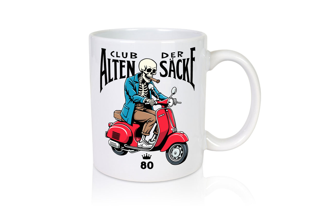 80. Geburtstag | 80 Jahre Club der alten Säcke v2 Humor Geschenkidee Tasse