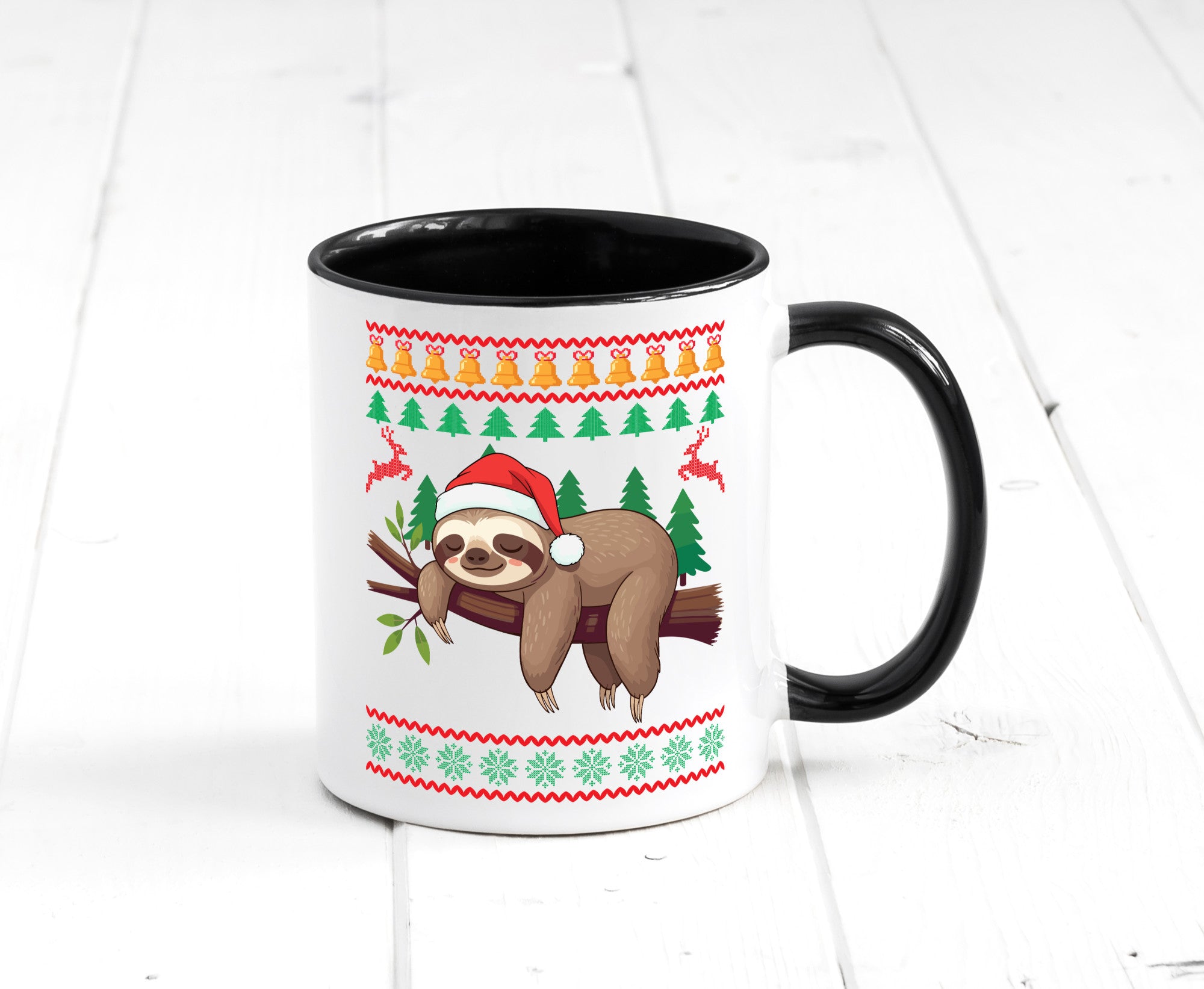 Ugly Christmas | Faultier Weihnachtsfaultier v2 lustig Tierliebhaber Humor