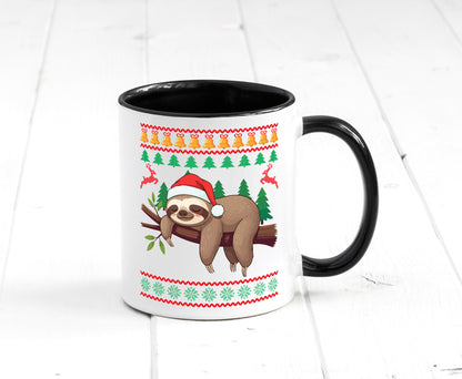Ugly Christmas | Faultier Weihnachtsfaultier v2 lustig Tierliebhaber Humor
