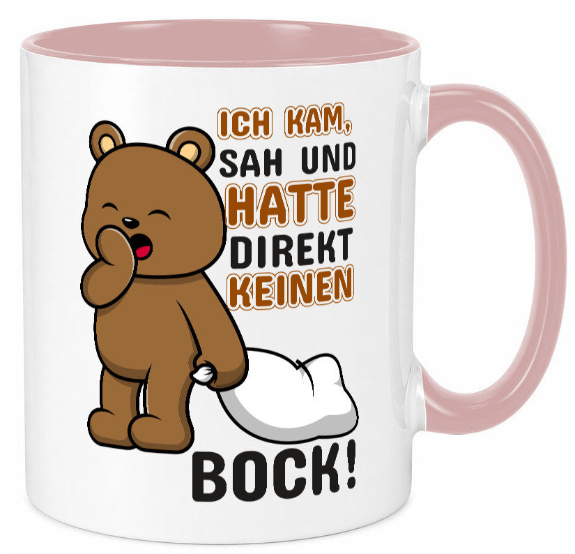 Direkt keinen Bock! | Büro Faultier Morgenmuffel Geschenk Arbeit Kollegen
