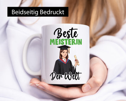 Beste Meisterin | Meisterbrief v2 Geschenk Humor Geschenkidee lustiger Spruch