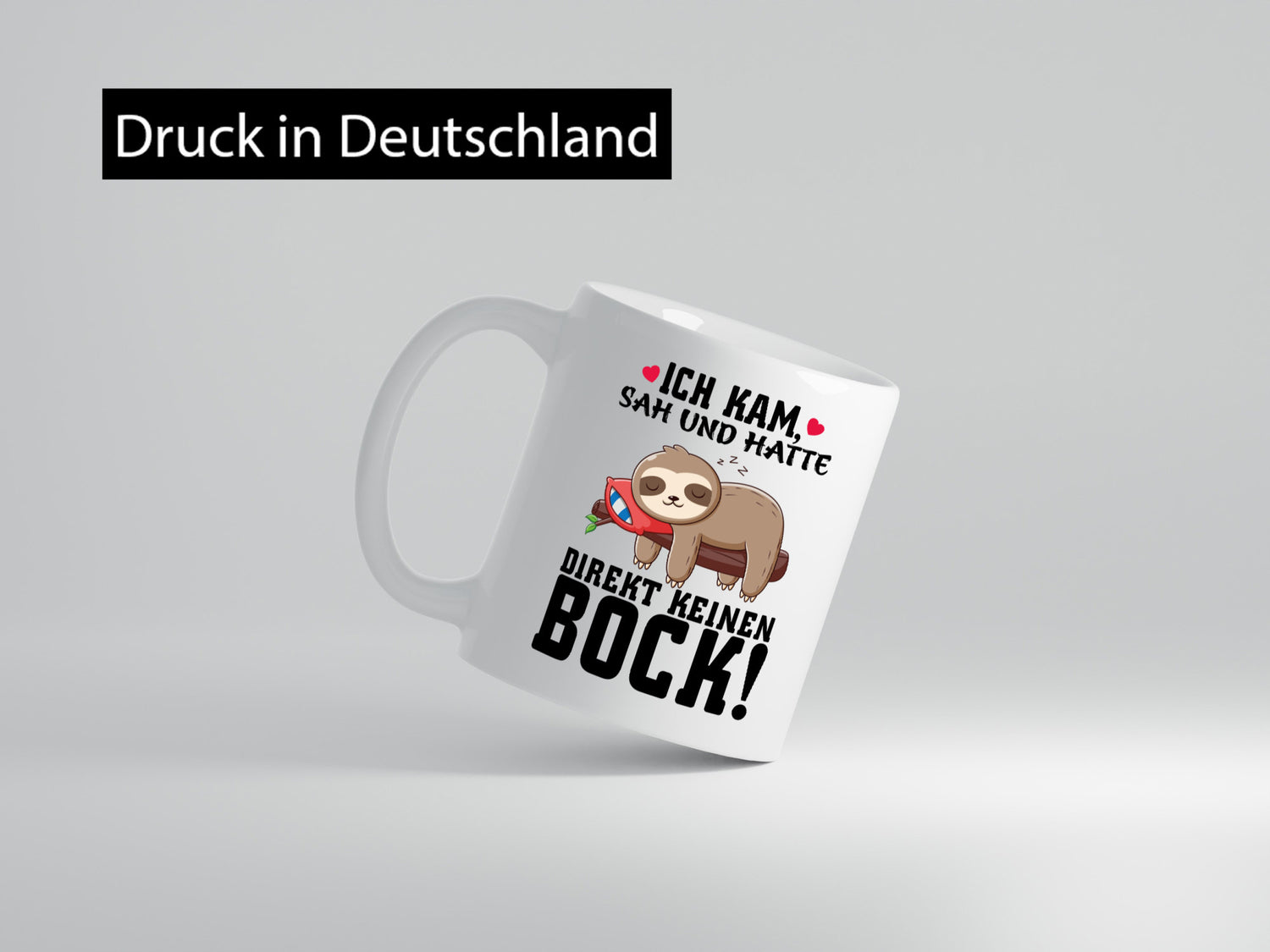 Ich habe kein Bock Geschenk Humor Geschenkidee lustiger Spruch Tasse