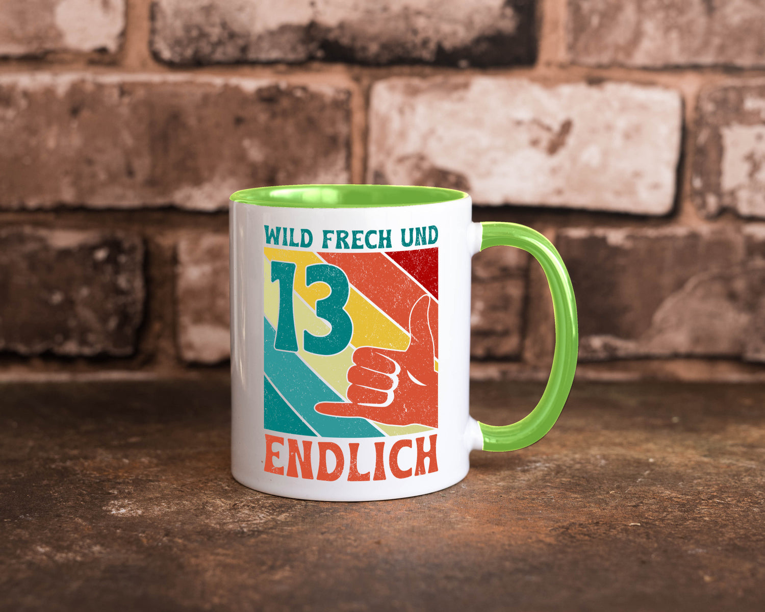 13. Geburtstag | 13 Jahre Wild und Frech Humor Geschenkidee Tasse