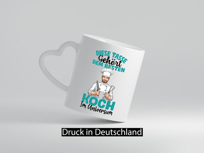 Im Universum: Koch | Chefkoch Humor Arbeit Kollegen Büro Geschenkidee Tasse