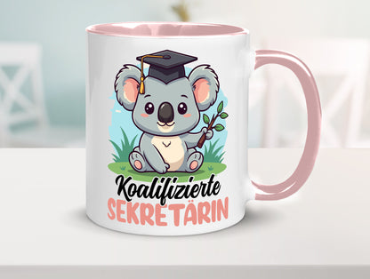 Koalifizierte Sekretärin | Büro Geschenkidee Arbeit Kollegen Humor Tasse