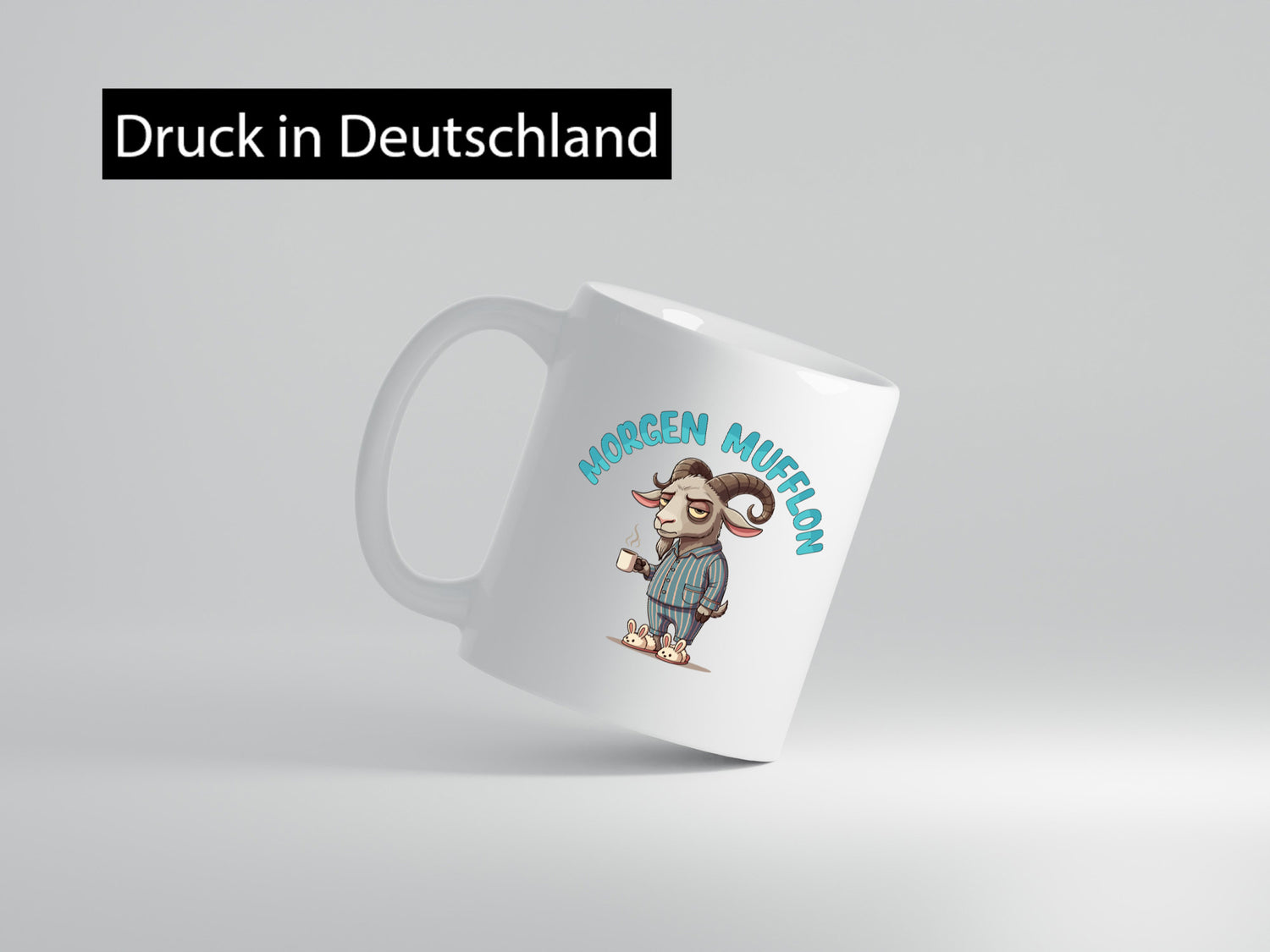 Morgen Mufflon | Morgenmuffe v2 lustig Humor Geschenkidee Geschenk Tasse