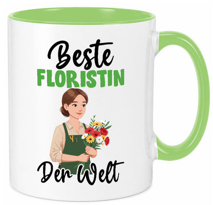 Beste Floristin | Blumen VerkÃƒÂ¤uferin Humor Geschenkidee Tasse
