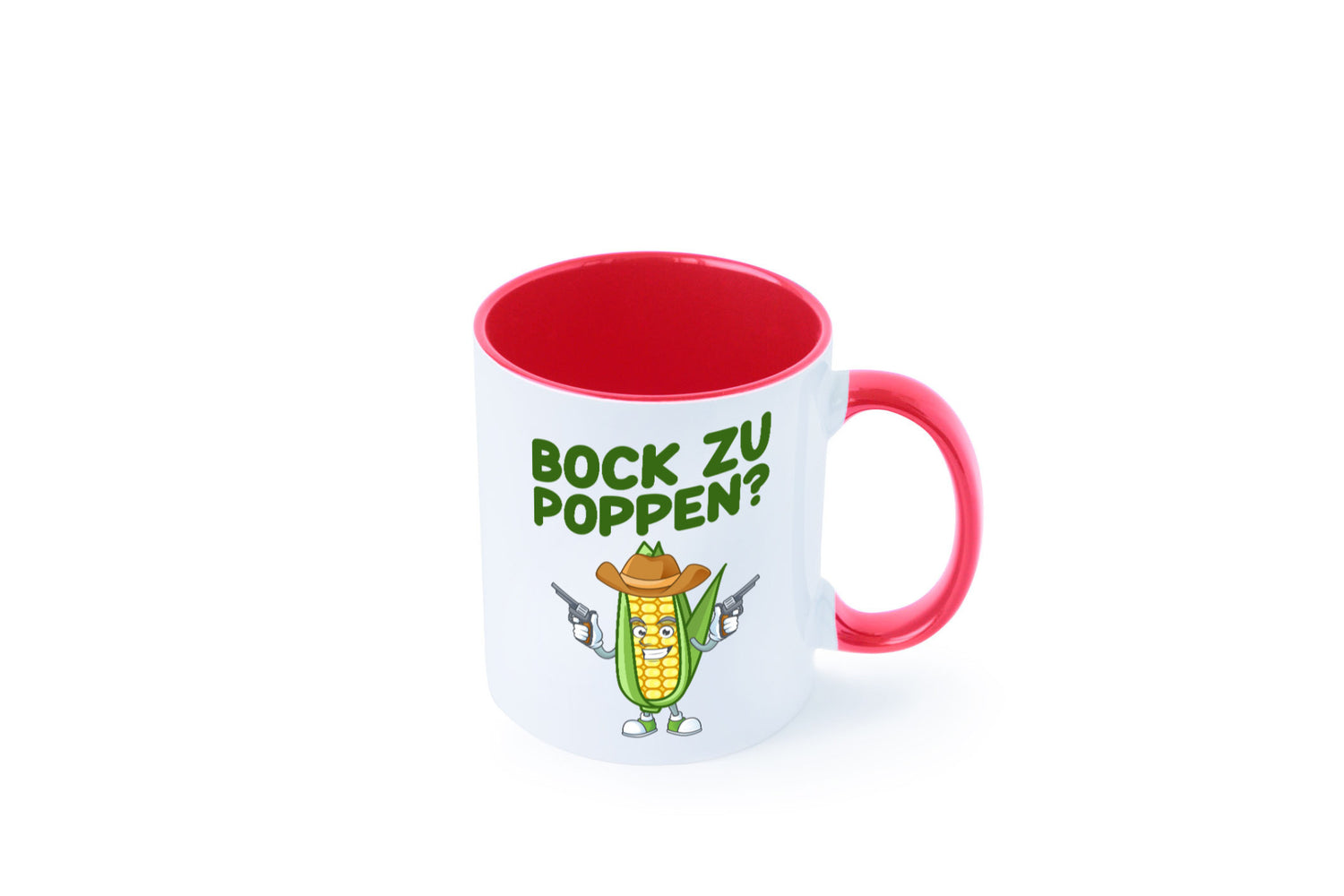 Bock auf Poppen | Mais Lustig Geschenk Humor Geschenkidee lustiger Spruch Tasse