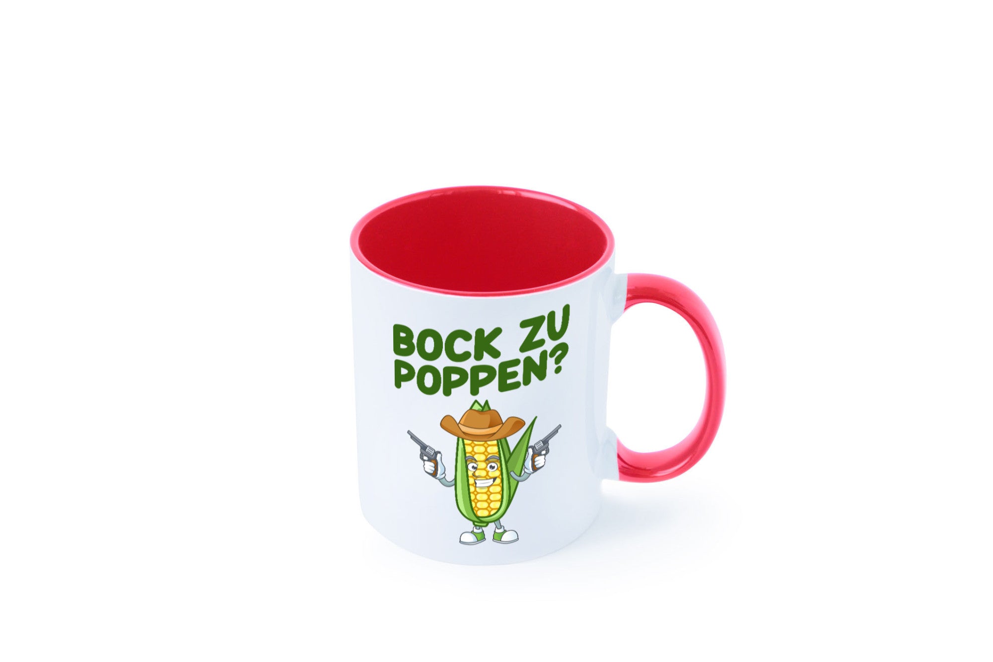 Bock auf Poppen | Mais Lustig Geschenk Humor Geschenkidee lustiger Spruch Tasse