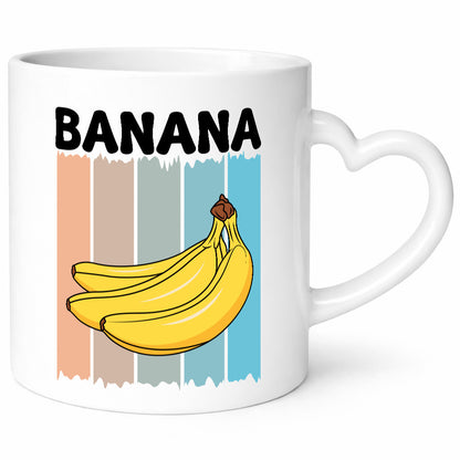 Retro Banana | Bannane Frucht Geschenk Humor Geschenkidee lustiger Spruch Tasse