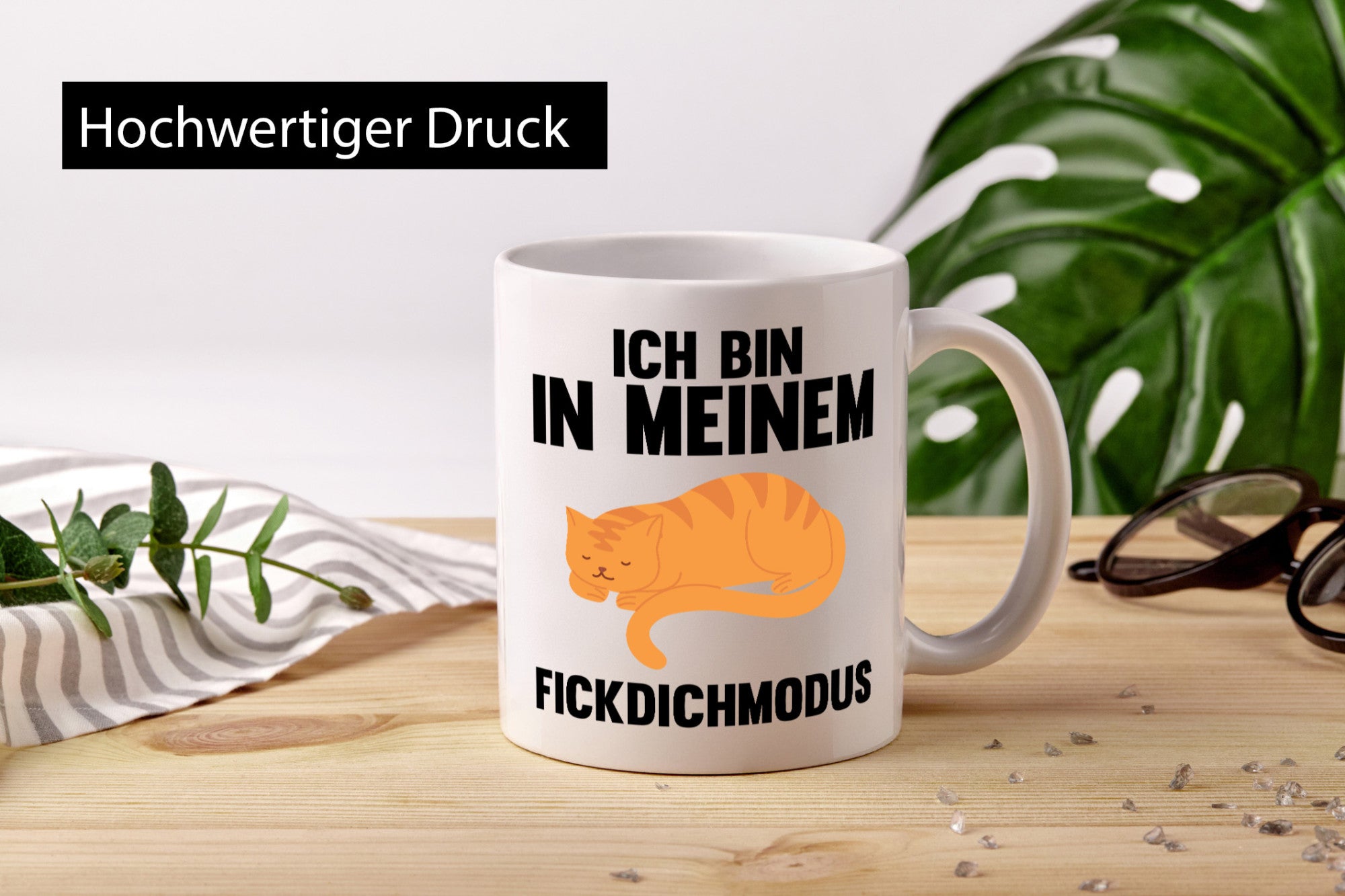 Ich bin in meinem Modus | Faule Katze Chillen lustiger Spruch Geschenk