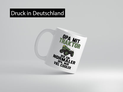Opa mit Traktor, wie normal,nur cooler | Traktor Geschenkidee Familie Humor