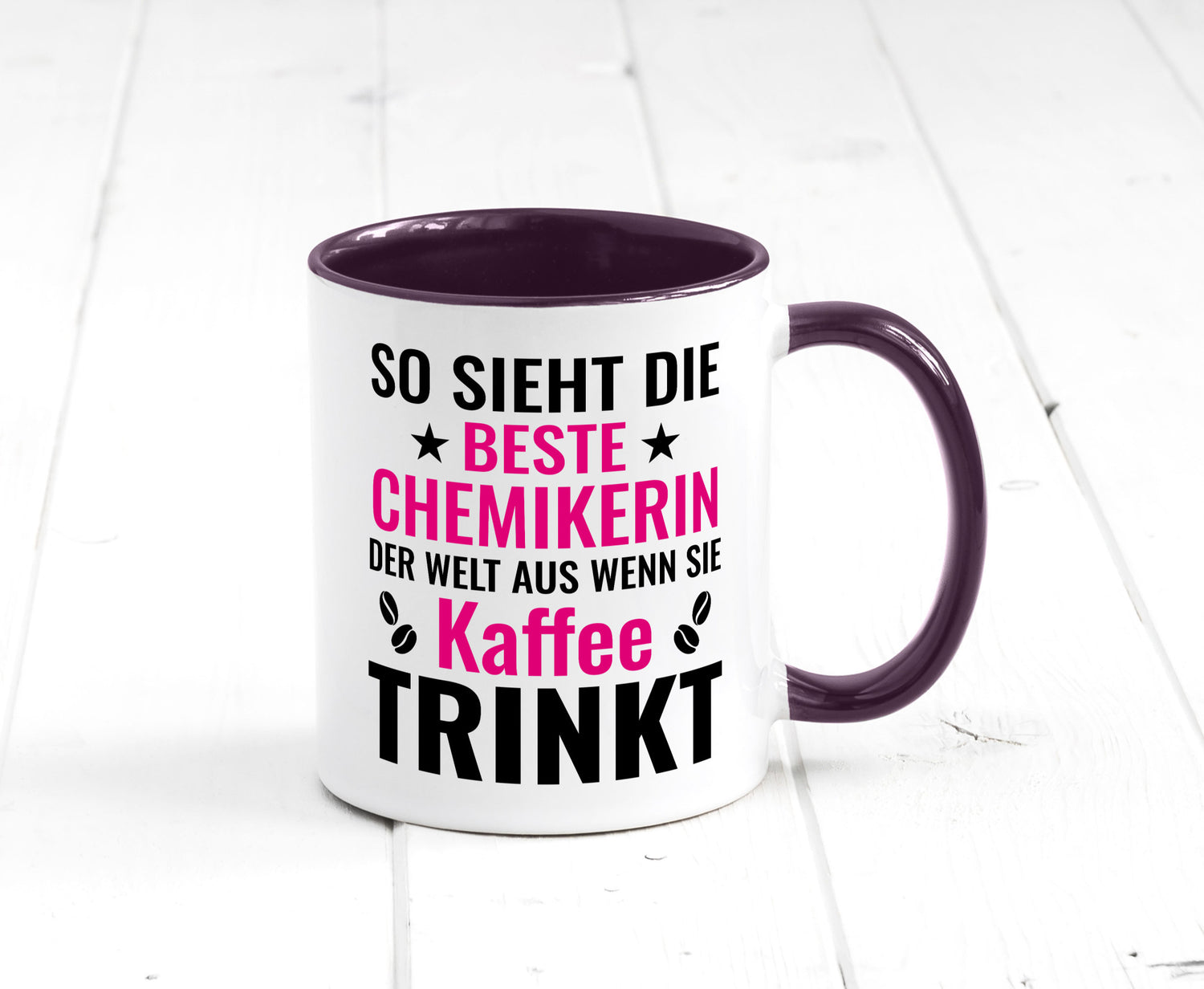 Kaffee trinkt: Chemikerin | Chemie Labor Geschenkidee Humor Tasse