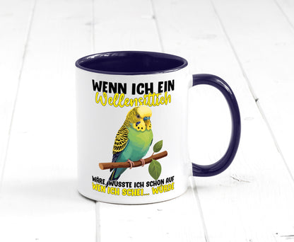 Wellensittich | Vogelbesitzer Humor Geschenkidee Tasse