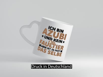 Ich bin kein Faultier: Azubi | Ausbildung Lehre Lehrling v2 lustiger Spruch