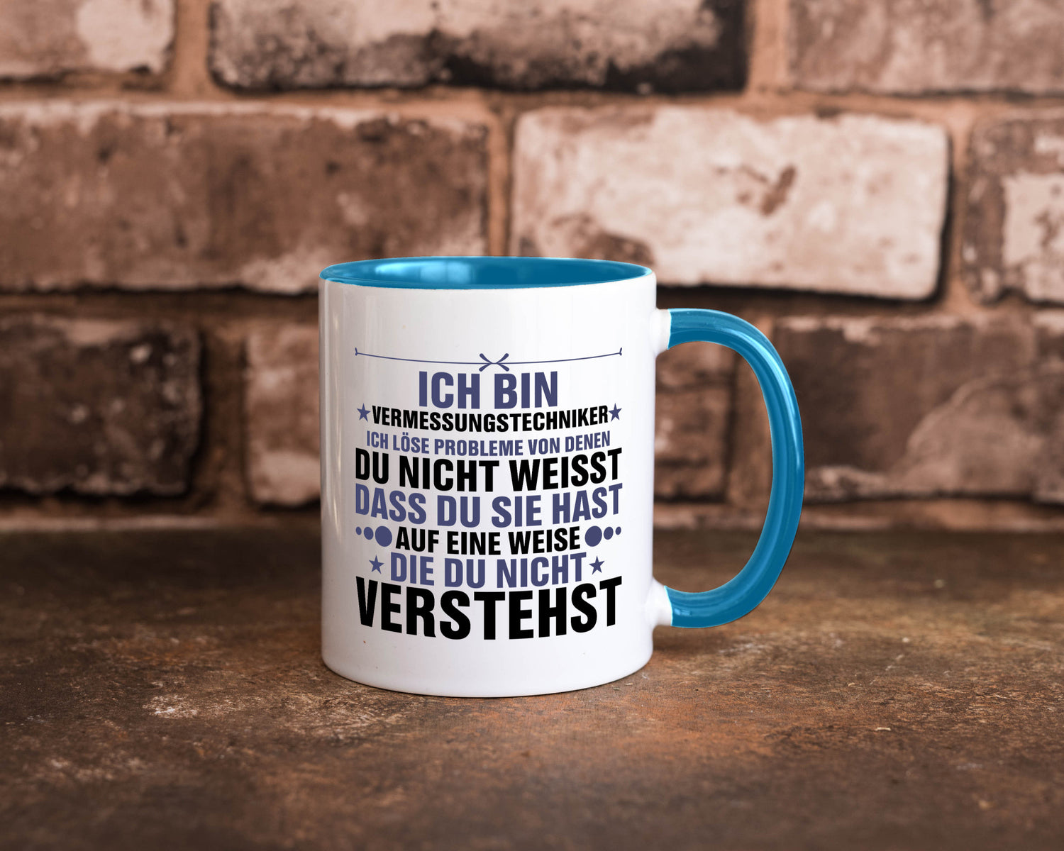 Löse Probleme: Vermessungstechniker | Techniker Humor Geschenkidee Tasse