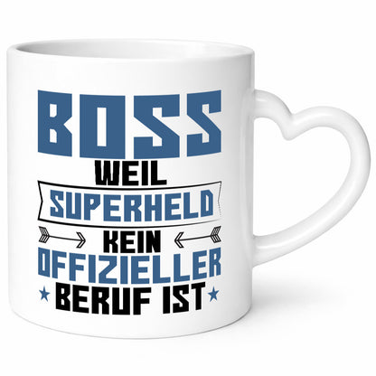 Superheld Boss | Führungskraft Vorgesetzter lustiger Spruch Geschenk Humor