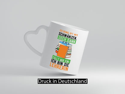 Ich denke oft ans schwänzen | Schule Lehrerin lustiger Spruch Geschenk Humor