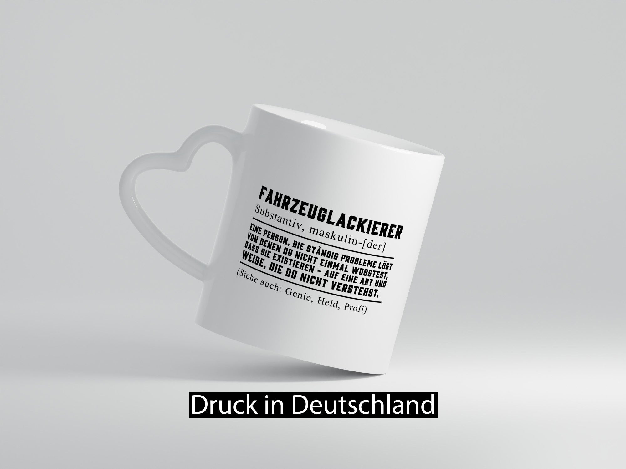 Fahrzeuglackierer | Definition Lackierer Autolackierer Humor Geschenkidee Tasse