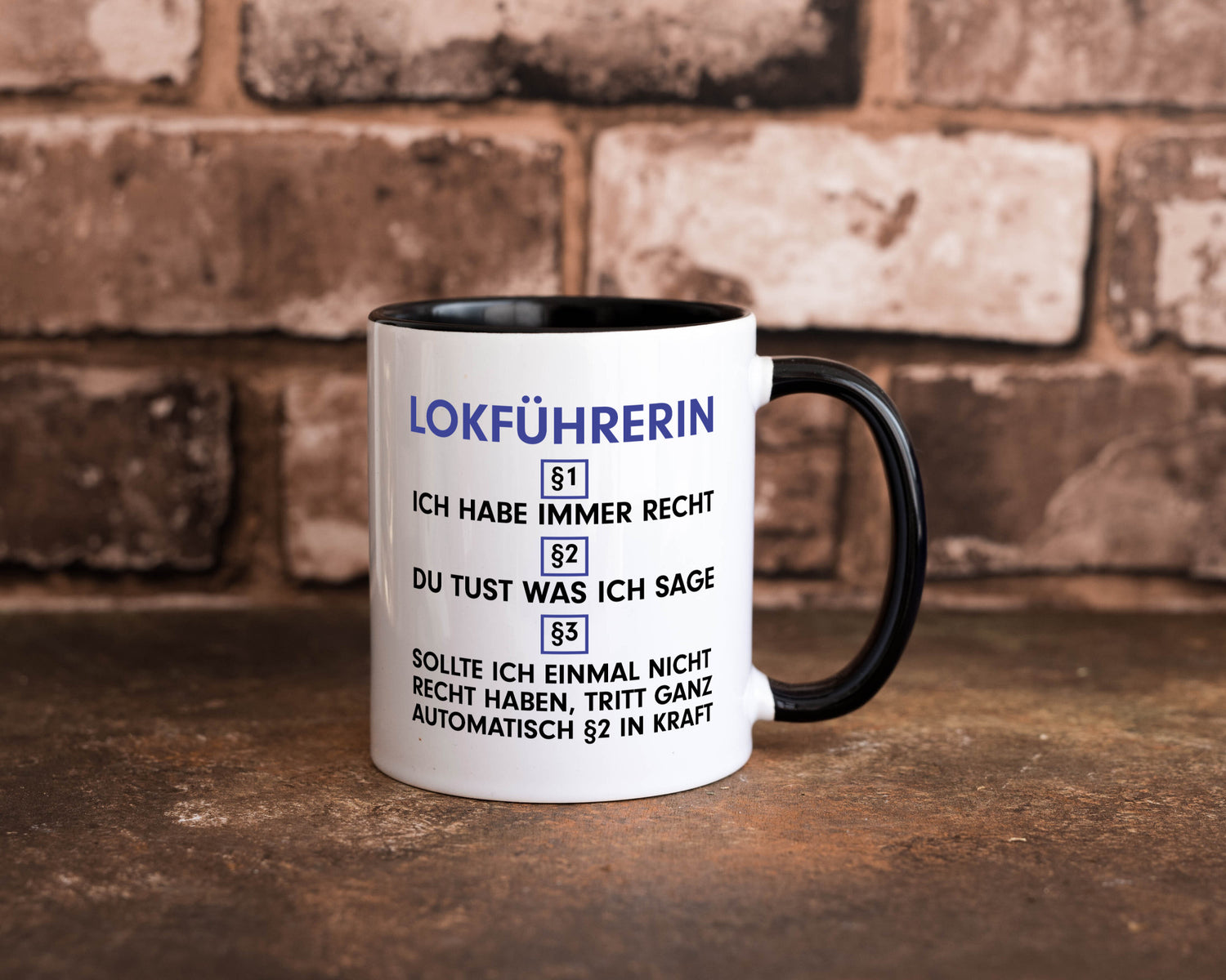 Ich habe immer Recht Lokführerin | Zug Beruf Geschenk Arbeit Kollegen Büro