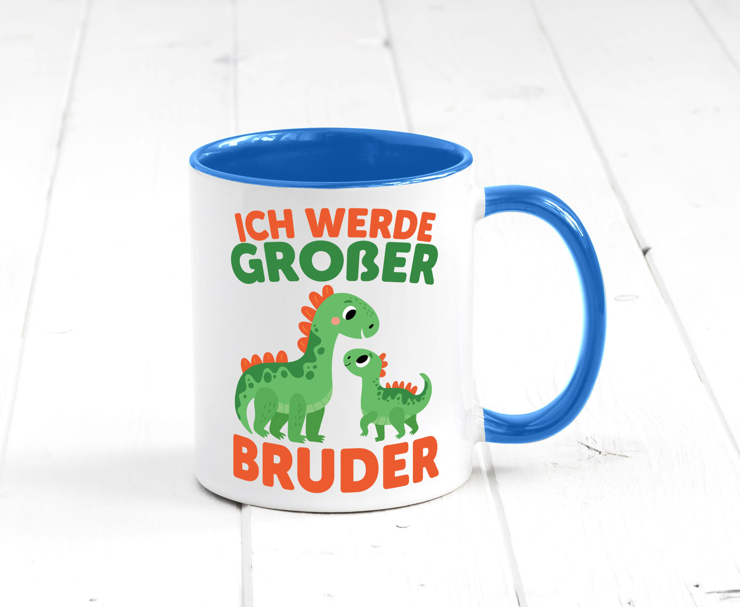 Ich werde Großer Bruder | Dino Brudersaurus lustig Humor Geschenkidee Geschenk