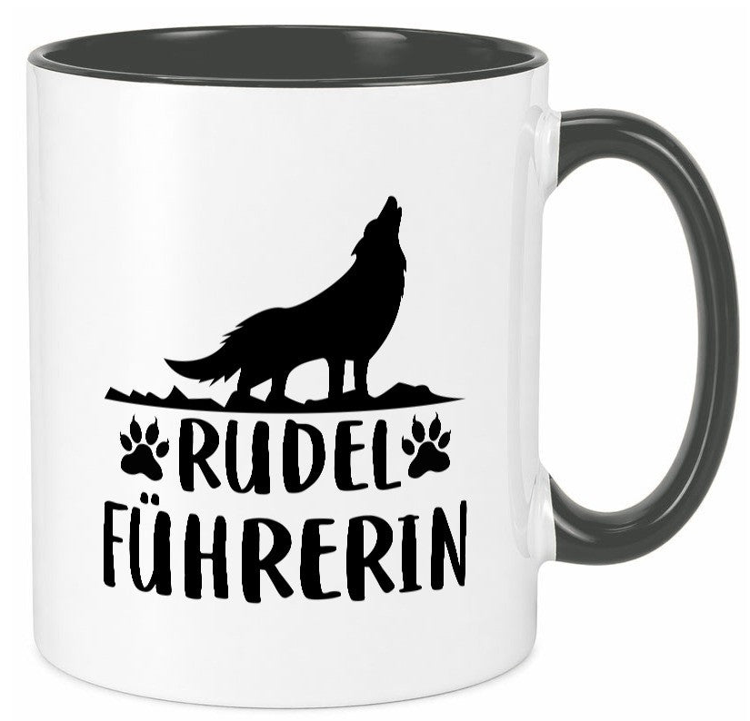 Rudelführerin | Frauen Tasse Hundebesitzerin Hund lustiger Spruch Geschenk