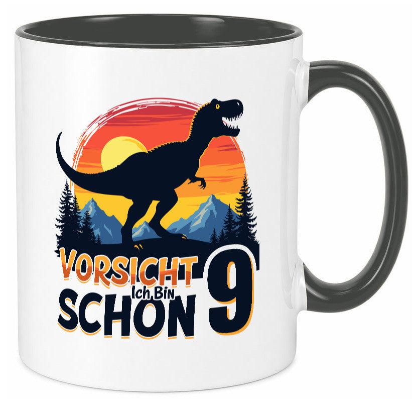 8. Geburtstag | 8 Jahre Dinosaurier v2 Geschenkidee Humor Tasse
