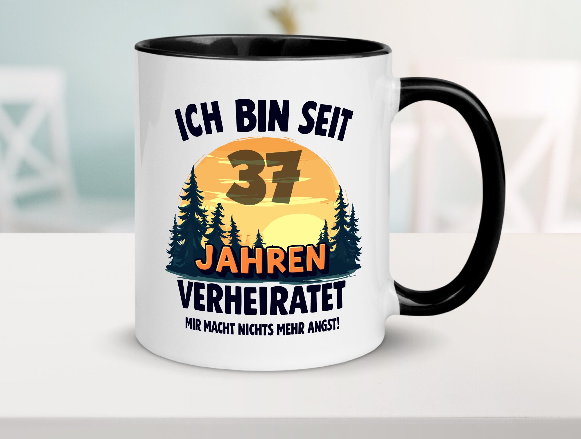 Ich bin Verheiratet | 37. Hochzeitstag Ehepaar v2 lustiger Spruch Geschenk