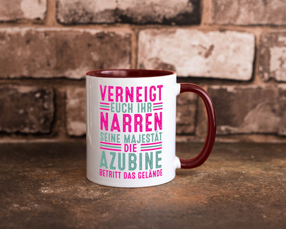 Verneigt euch: Azubine | Ausbildung Lehre Lehrling v2 lustiger Spruch Geschenk