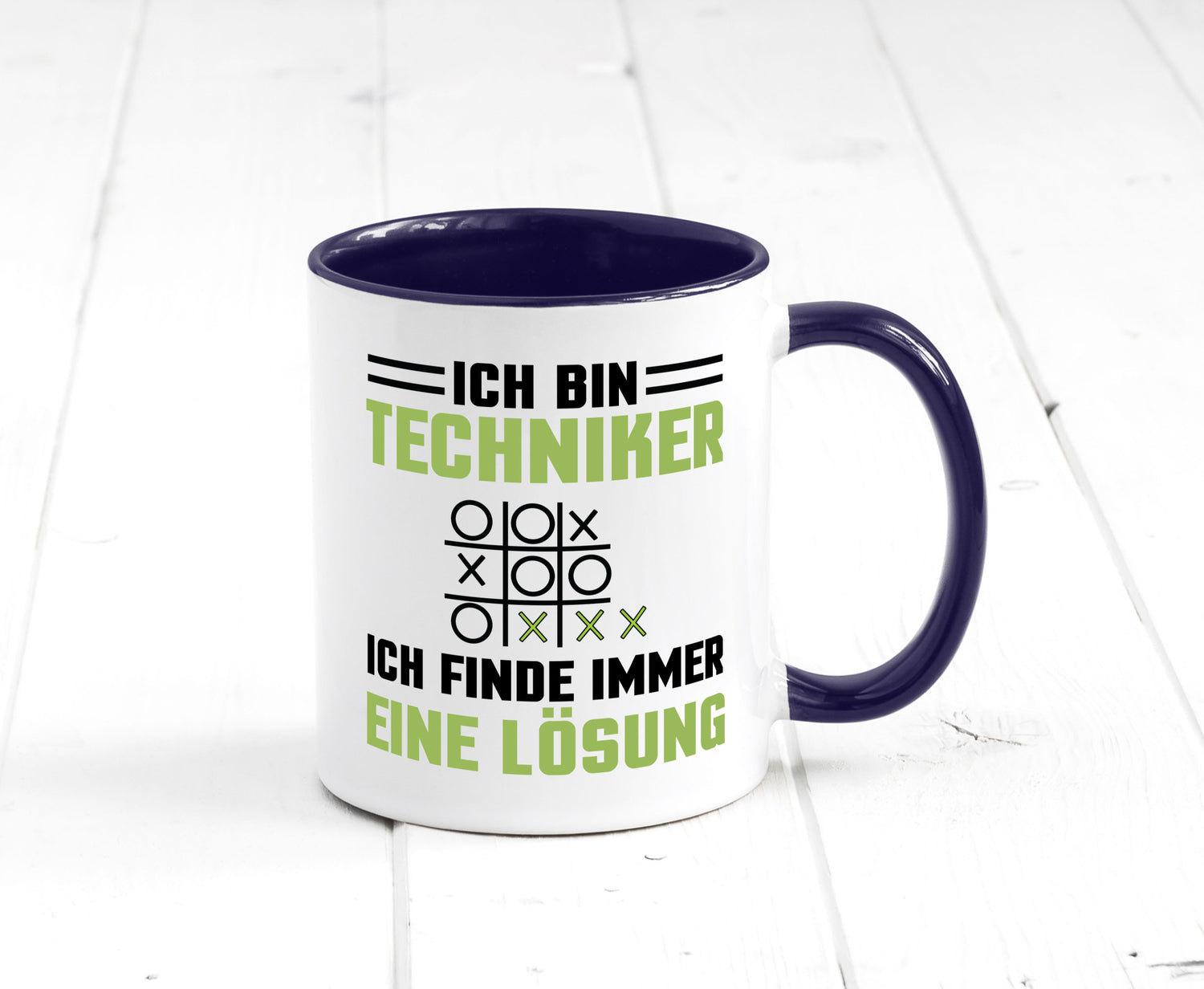 Ich bin Techniker finde immer eine Lösung | lustiger Spruch Geschenk Humor