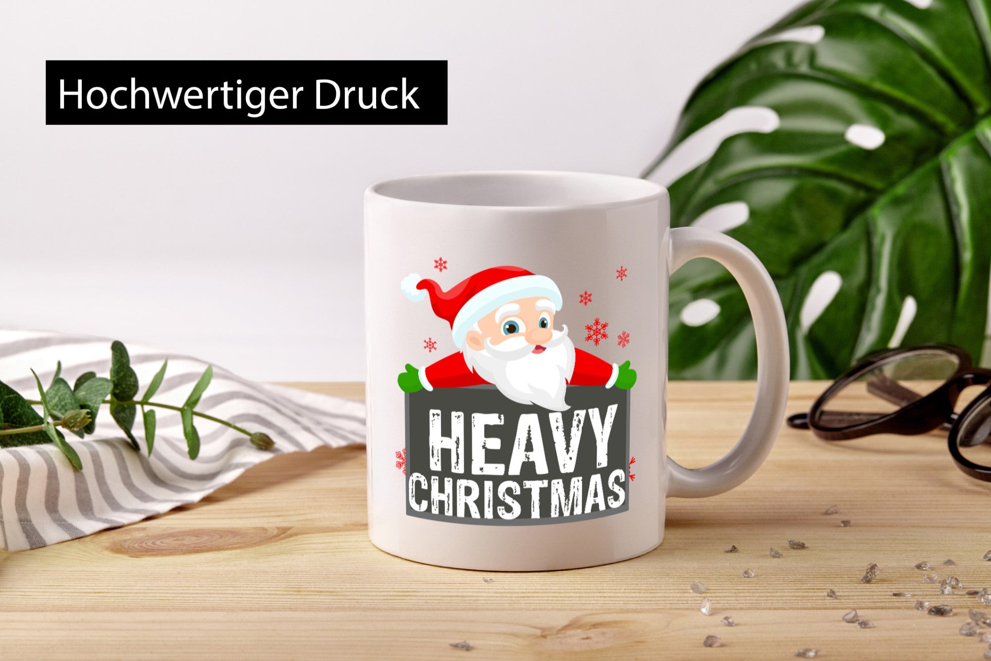 Heavy Christmas | Ugly Weihnachten lustig Humor Geschenkidee Geschenk Tasse