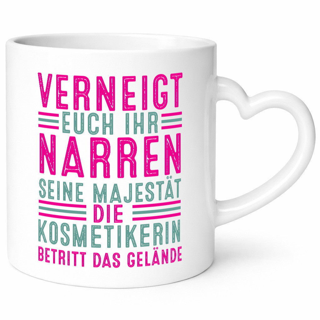 Verneigt euch: Kosmetikerin | Kosmetik Stylistin Geschenk Humor Geschenkidee