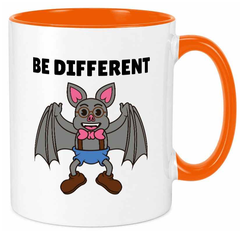 Be Different Geschenk Humor Geschenkidee lustiger Spruch Tasse
